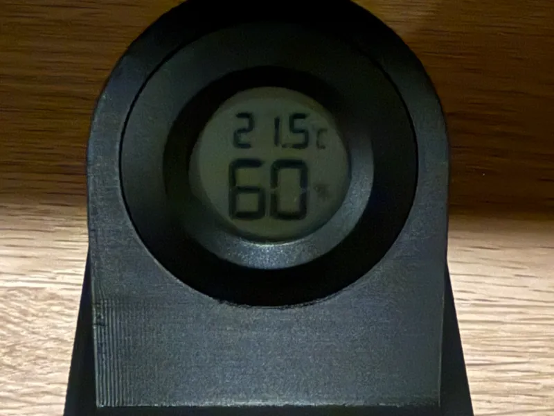 Thermostat and hygrometer stand