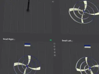 Double Spiral Windmill - Customizable System