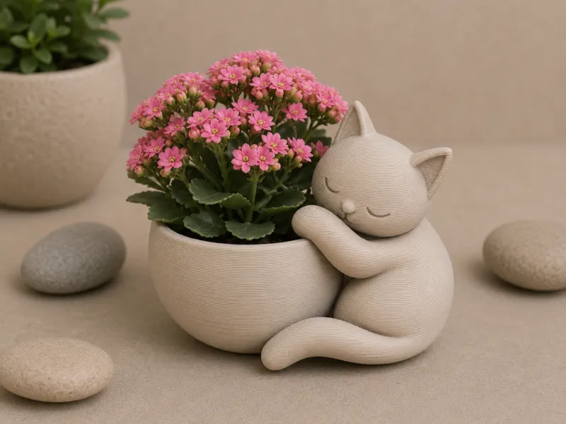 Cute Cat Planter