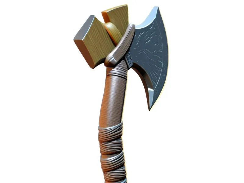 Norseman's Hand Axe 3D Printable Model
