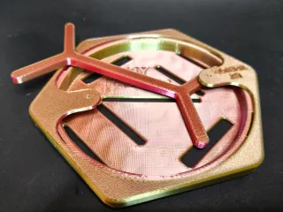 Race Medal Display (Hexagon Wall Mount)