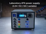 Laboratory / test bench ATX Power Supply (3.3V / 5V / 12V)-0