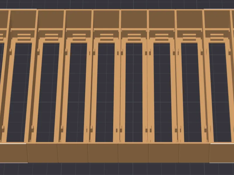 Support de cartouches rétro tout-en-un