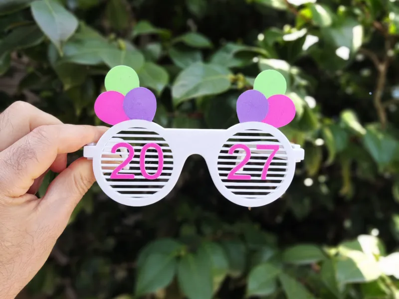 2027 New Year Glasses Creality