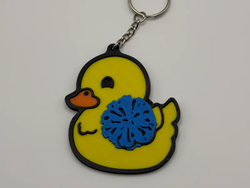 Rubber Duck Keychain