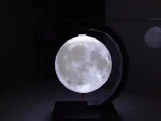 Levitating moon lamp