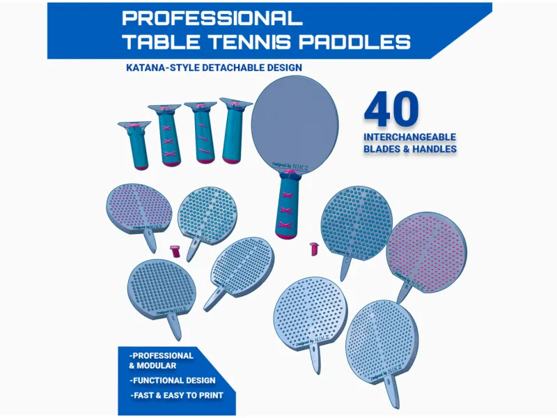 The Katana Blade: Professional Modular Table Tennis System