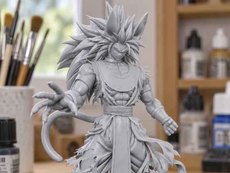 Animelove - Goku SSJ3 x Beerus fusion