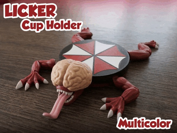 Licker Onderzetter - Meerkleurig - Resident Evil
