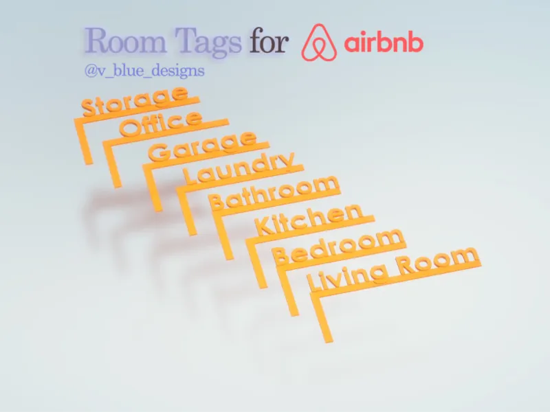 Airbnbのルームサイン