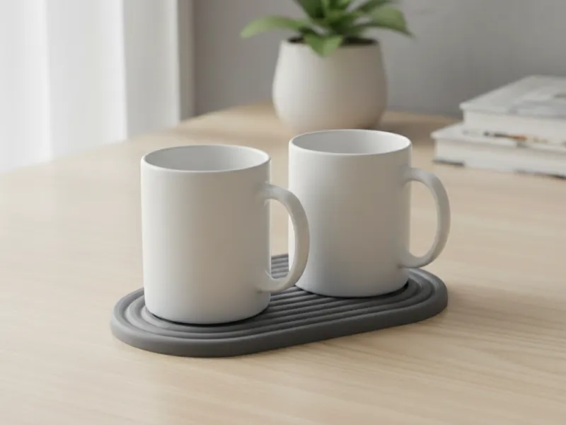 Double Cup Holder for Family - Minimal Design