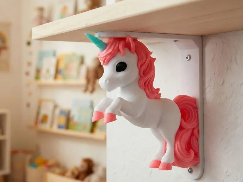 Unicorn shelf bracket