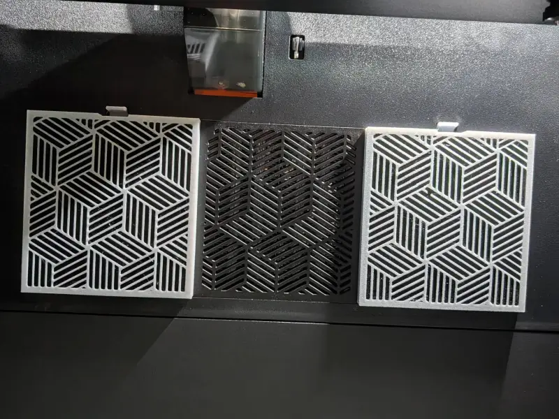 Hepa-filters aanpassen voor K2 Plus
