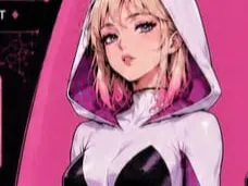 SPIDER GWEN FAN ART FIGURE