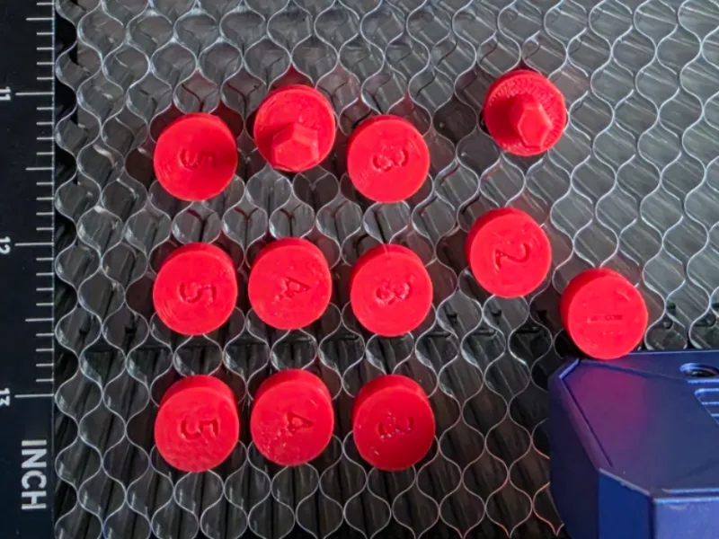 Honingraat penplaat (1-2-3-4-5)