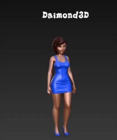 mulher de vestido