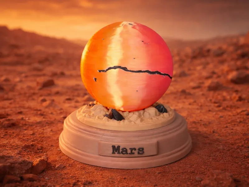Marte - Modelo decorativo de planeta