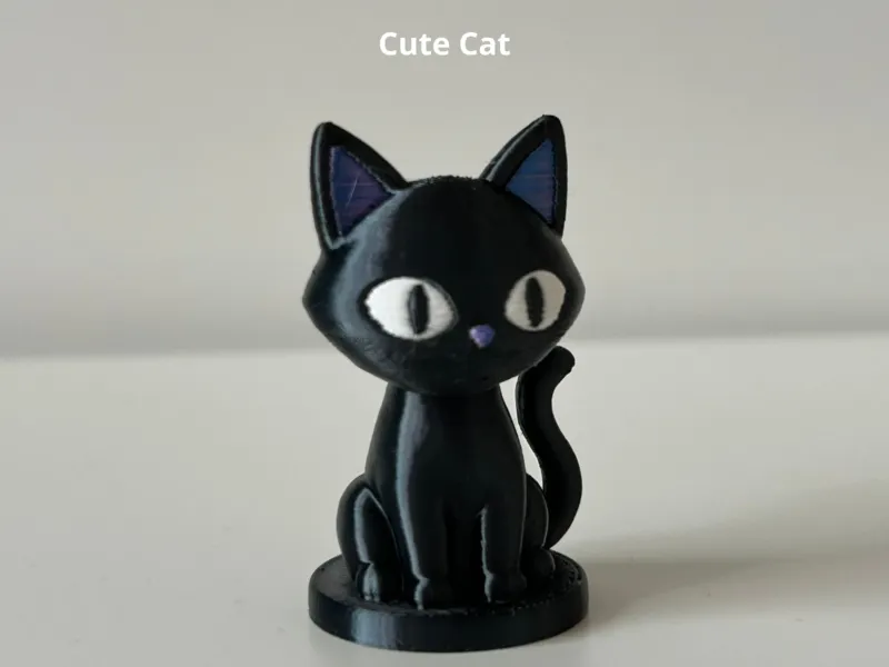 可爱黑猫手办 | Q版桌面宠物