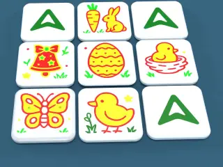 Easter Themed Memory Card Game
