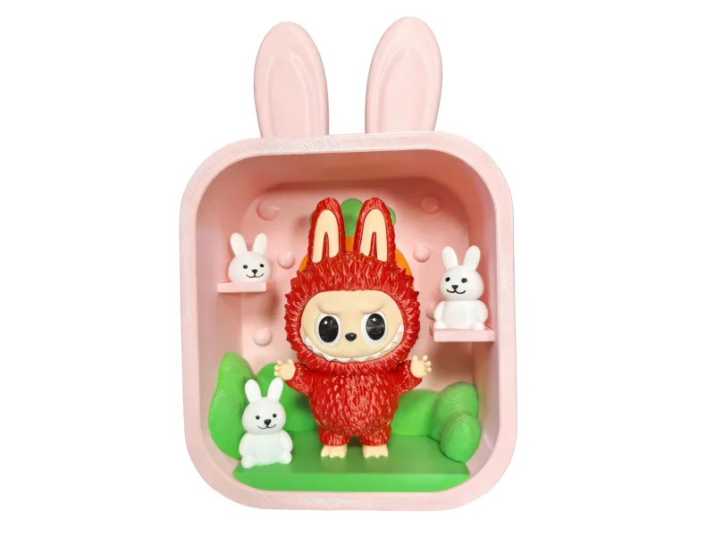 Rabbit-themed figurine display box兔子主题手办展示盒