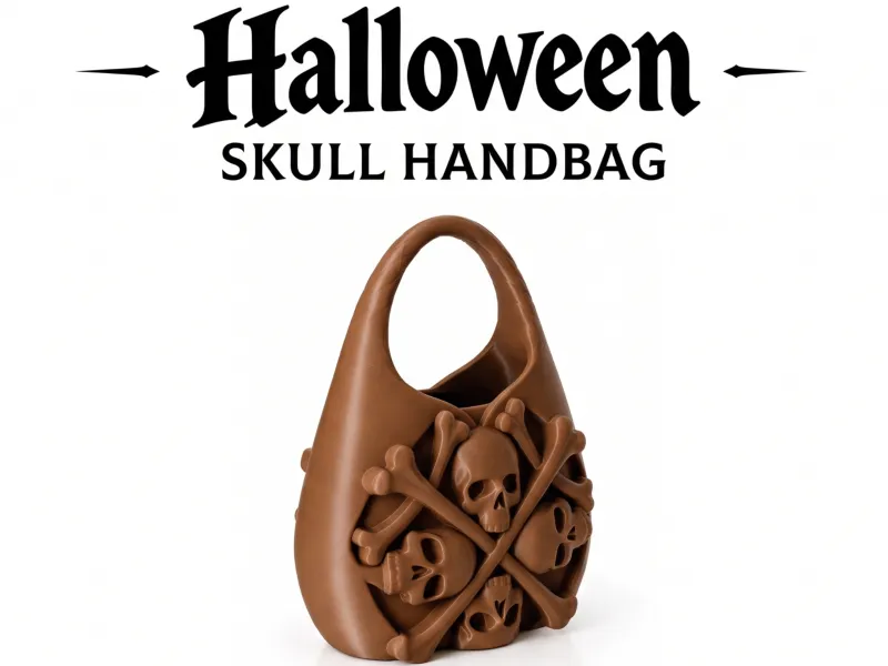 Halloween-Schädel-Handtasche