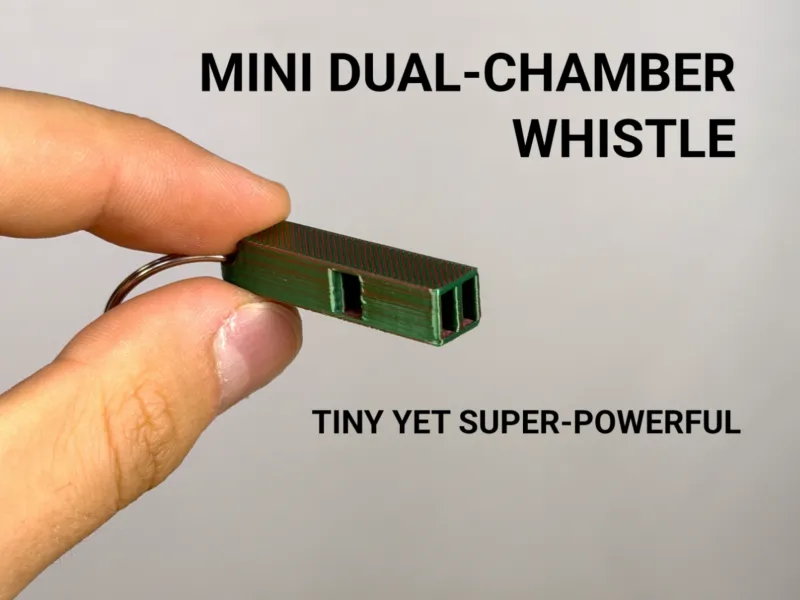 Mini Dual Chamber Whistle