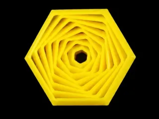 Hexagonal fidget toy