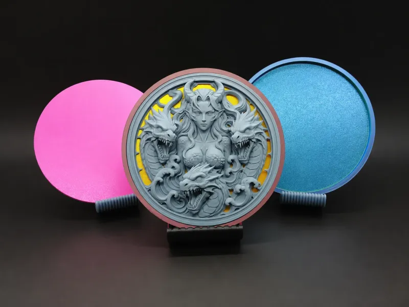 Homer's Epics Scylla Demon Maiden Layered Wall Art