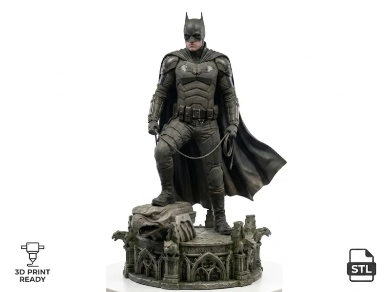 Batman (The Batman) – Mein allererstes Projekt (KI + Blender)