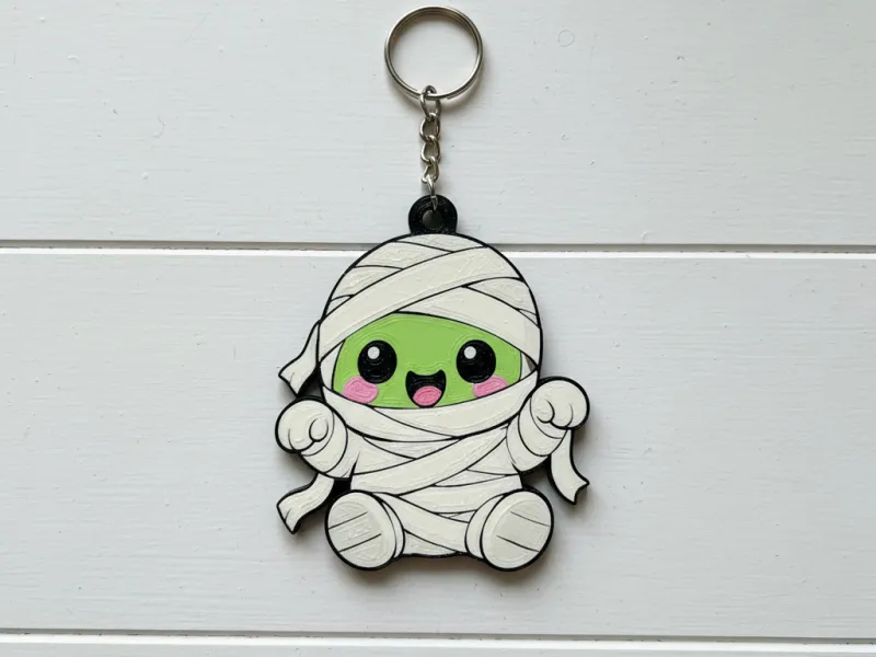 Llavero Momia Chibi