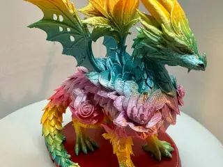 Floral dragon