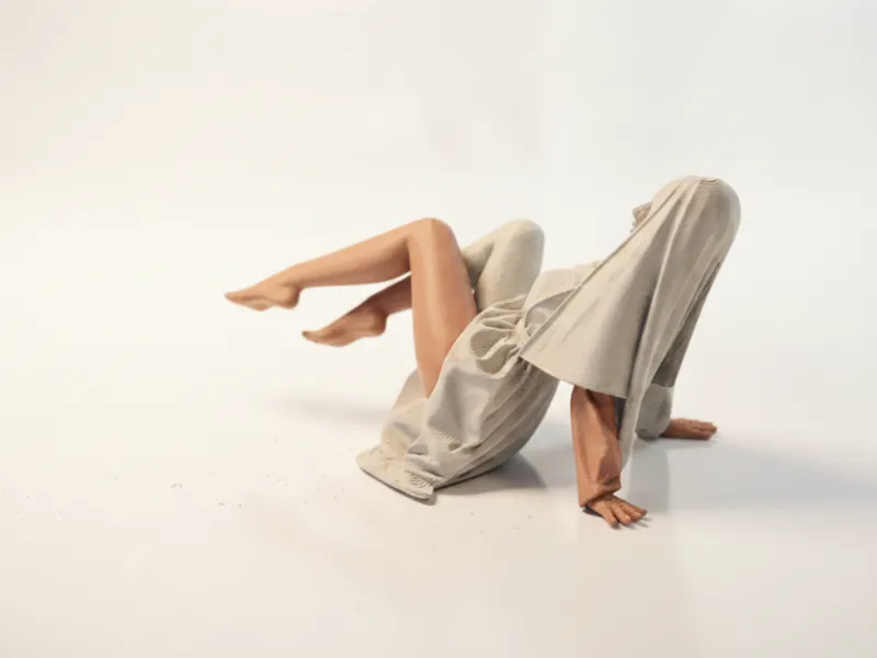 Sat Nun Female Figure Sculpture 3D Printable