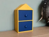 House-Shaped Storage Cabinet with Drawers-0
