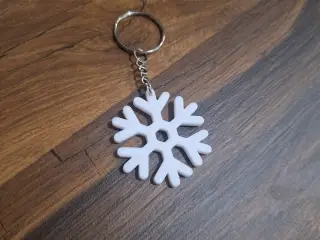 Snowflake Keychain