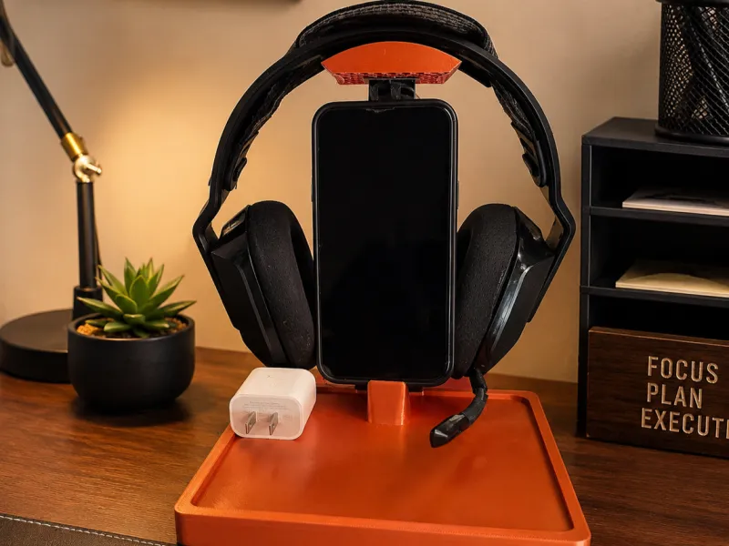 Headphone and Cellphone/Controller stand