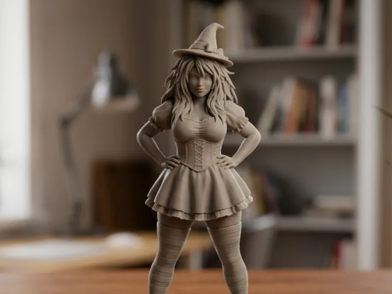 Halloween Enchantress Figurine v1