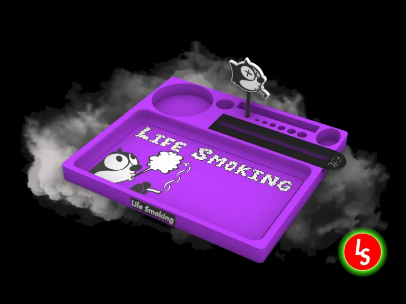 Bandeja de Enrolar OG Felix "Life Smoking" – O Stoner Definitivo