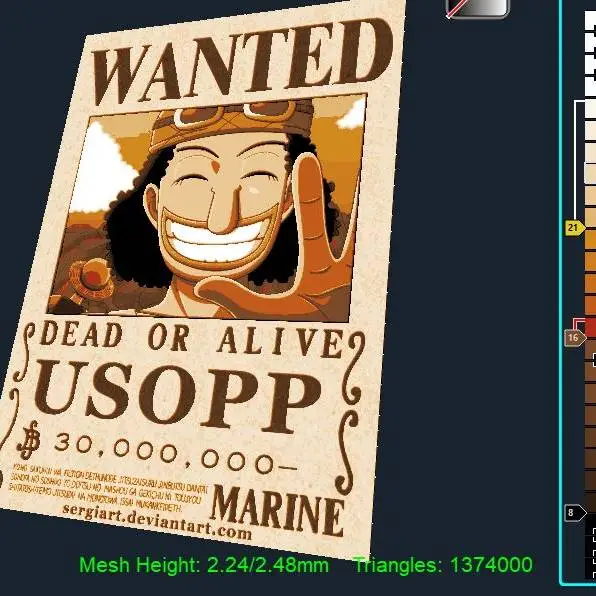 Wanted Usopp One Piece
