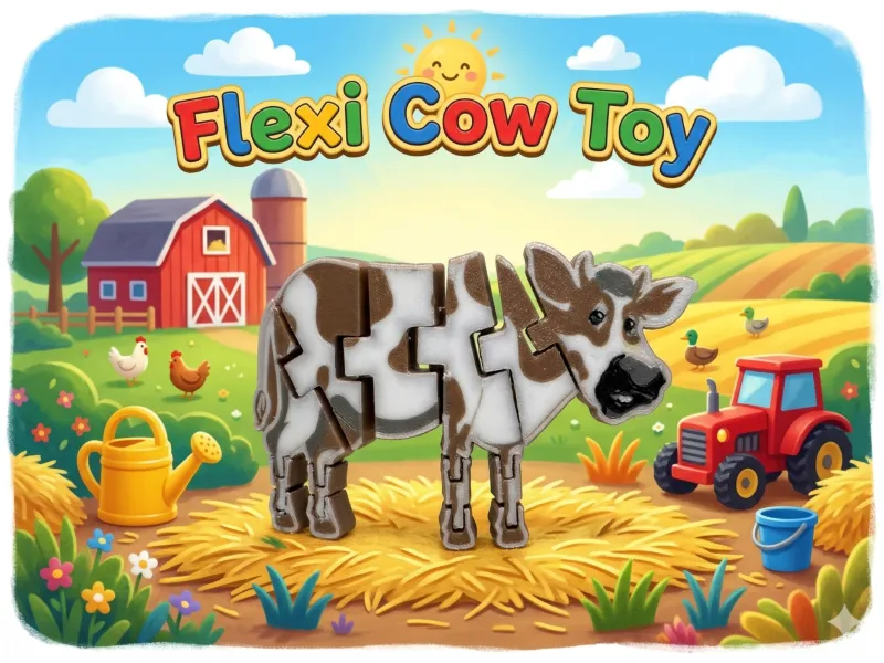 Flexi Cow Toy