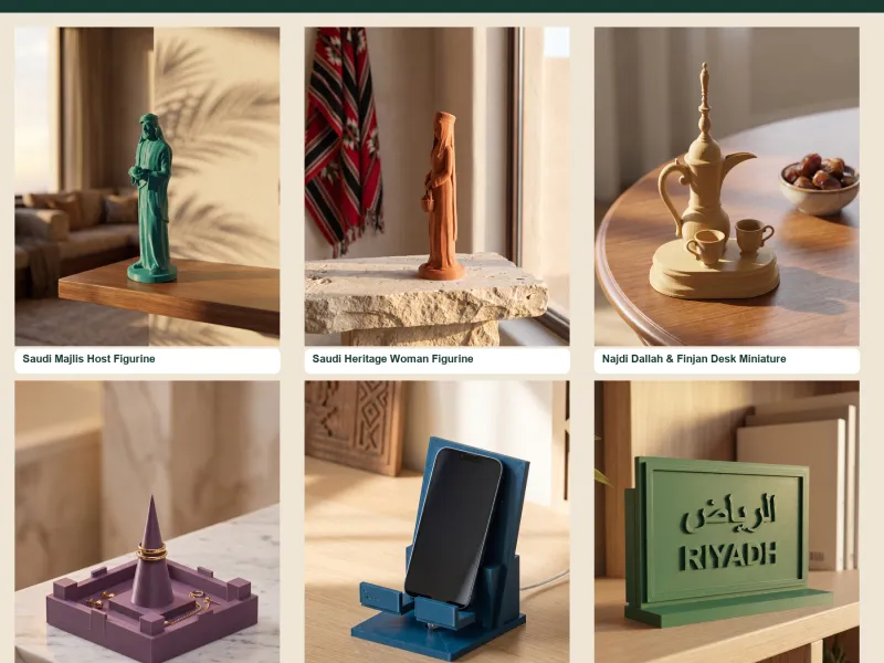 Saudi Heritage Collection Vol.1 – 6 Printable Designs