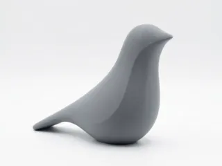 Minimalistic bird decoration