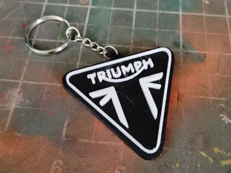 Triumph Logo Keychain