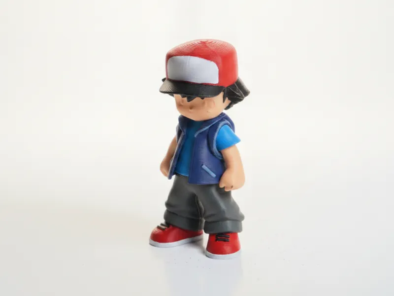 Ash Ketchum Figurine Anime 3D Printable