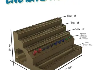 CNC bits Holder V.1
