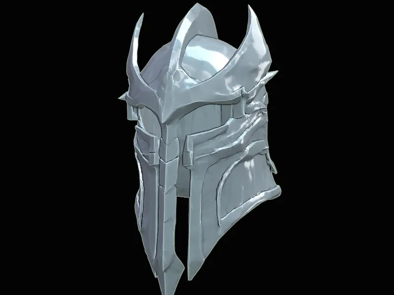 Warlord Wearable Helmet STL – Fantasy Armor 3D Printable