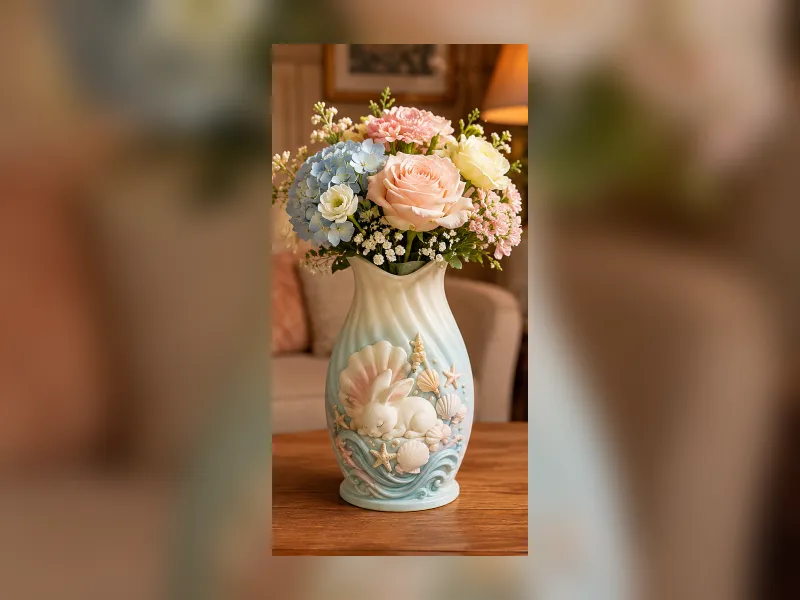 Wazon Clay Moon Display Vase