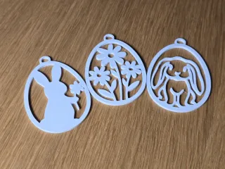Ostern Ostereier Aufhänger Set 05