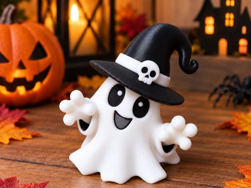 👻🎃 Cute Halloween Ghost Witch