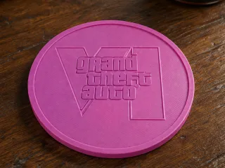 GTA 6 Coaster with cut away fine print