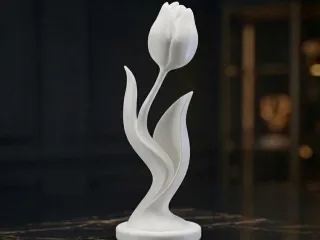 Elegant Tulip Statue